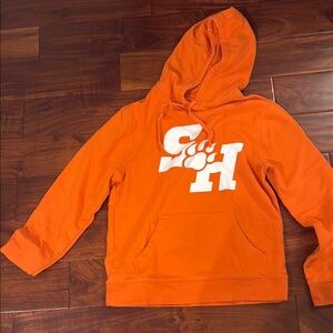 Sam Houston Fanatics Orange Hoodie with White Logo